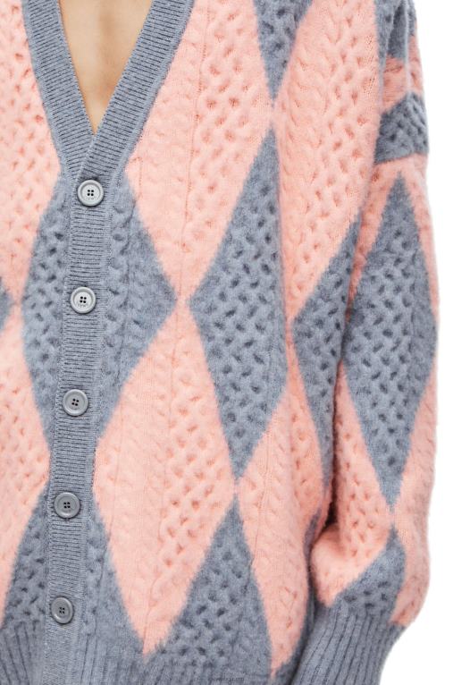 Loewe диамантена жилетка от вълна F84B81028 Жени lys/сьомга