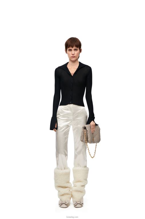 Loewe жилетка от вискоза F84B8851 Жени черен