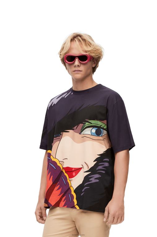 Loewe памучна тениска witch of the waste F84B8834 Жени многоцветен