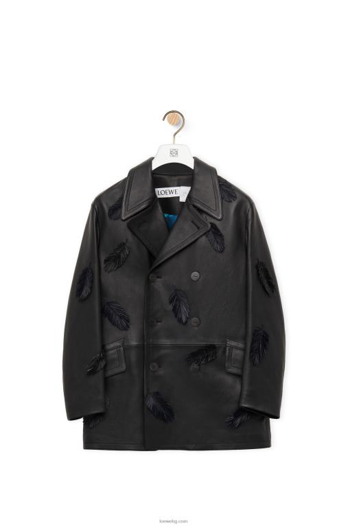 Loewe вой пеако в напа F84B81107 Жени черен