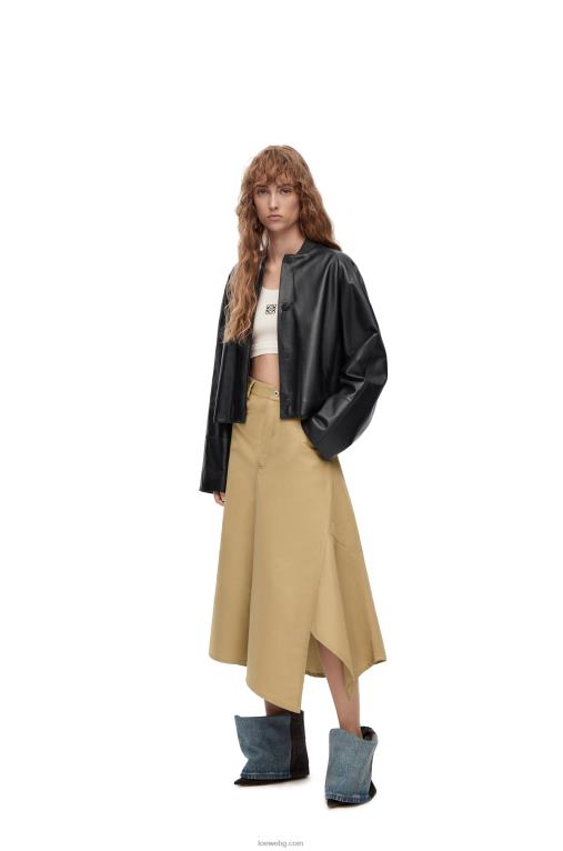 Loewe яке с копчета от напа F84B81120 Жени черен