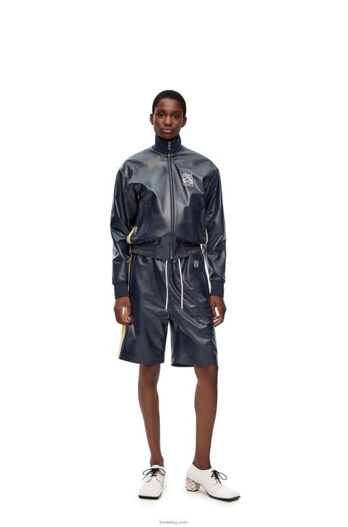 Loewe яке от напа F84B81121 Жени морско/жълто