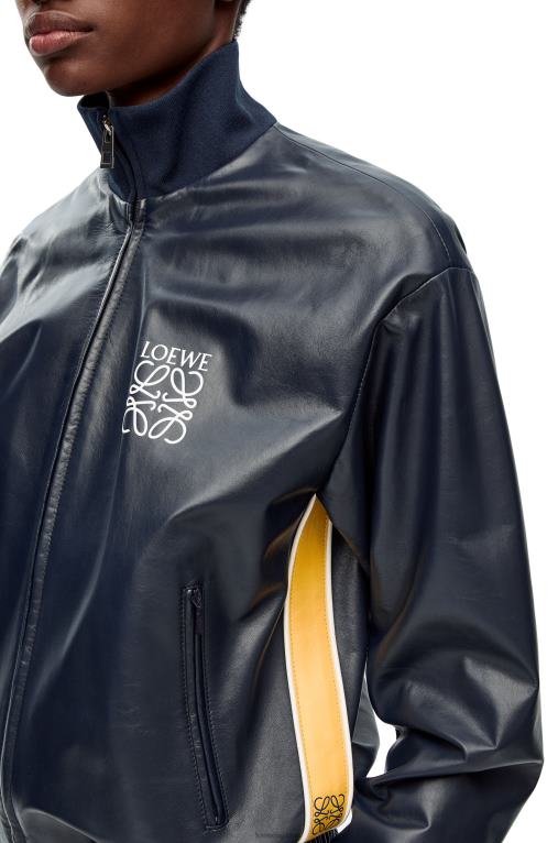 Loewe яке от напа F84B81121 Жени морско/жълто