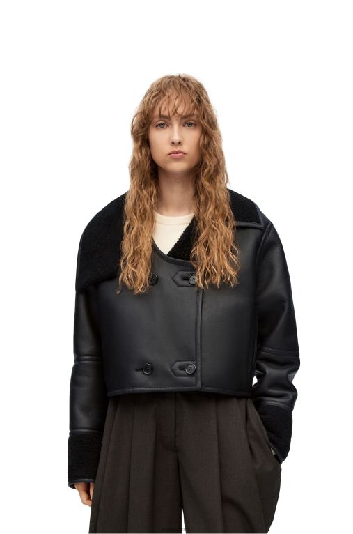 Loewe деконструирано яке от стригана F84B81131 Жени черен