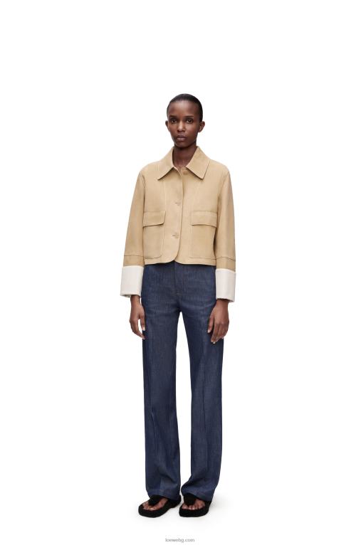 Loewe яке от велур F84B81135 Жени злато