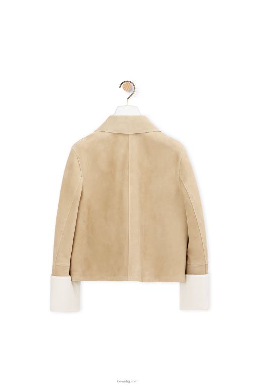 Loewe яке от велур F84B81135 Жени злато