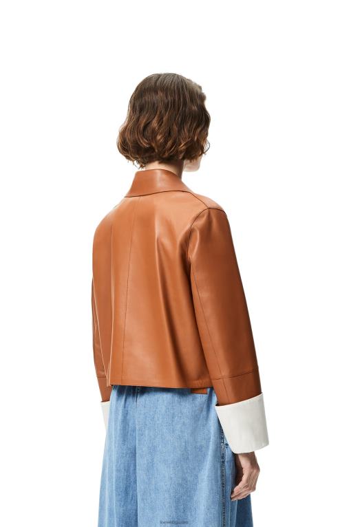 Loewe яке от агнешка кожа напа F84B81136 Жени тен