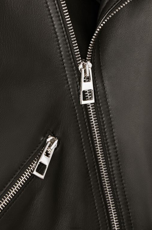 Loewe мотористко яке от агнешка кожа напа F84B81138 Жени черен