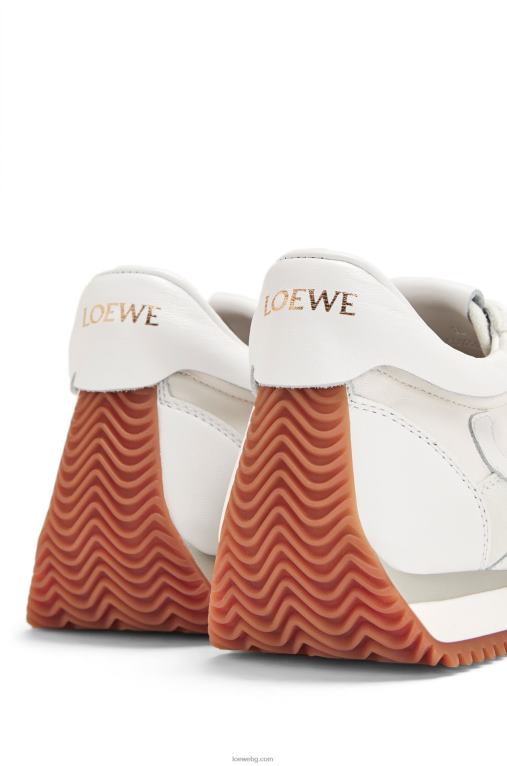 Loewe плъзгач от агнешка и телешка кожа F84B8645 Жени меко бяло