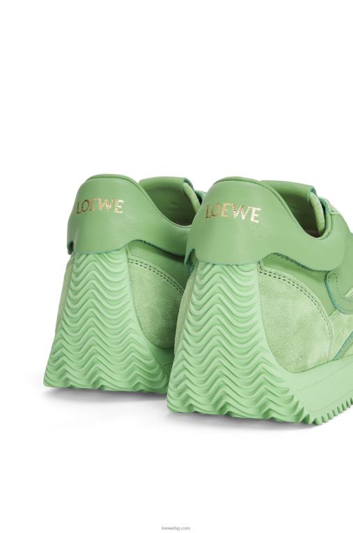 Loewe плъзгач от телешка кожа F84B8650 Жени мента