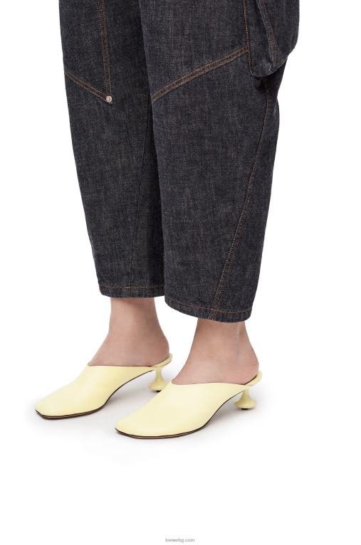 Loewe играчка муле в козя кожа F84B8736 Жени избледняла акация
