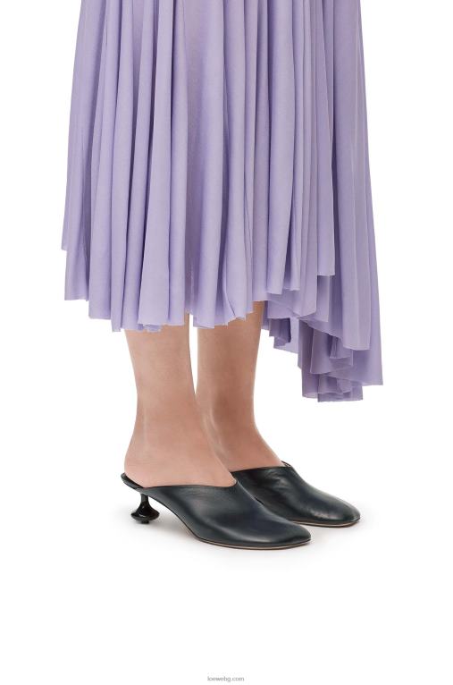 Loewe играчка муле в козя кожа F84B8739 Жени черен
