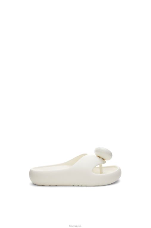 Loewe пързалка от пяна F84B8717 Жени бяло