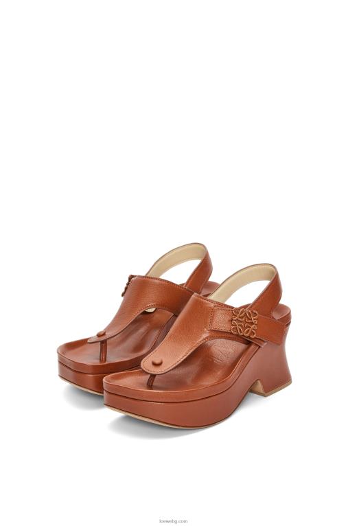 Loewe ease flatform в агнешка кожа F84B8682 Жени тен