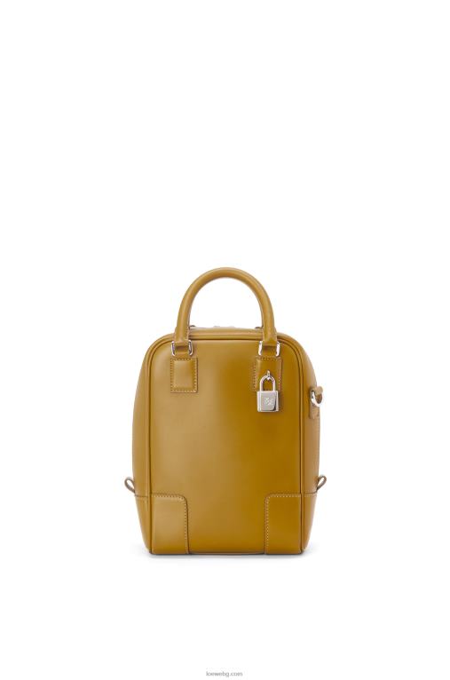 Loewe амазона 15 от телешка кожа напа F84B8175 мъже охра