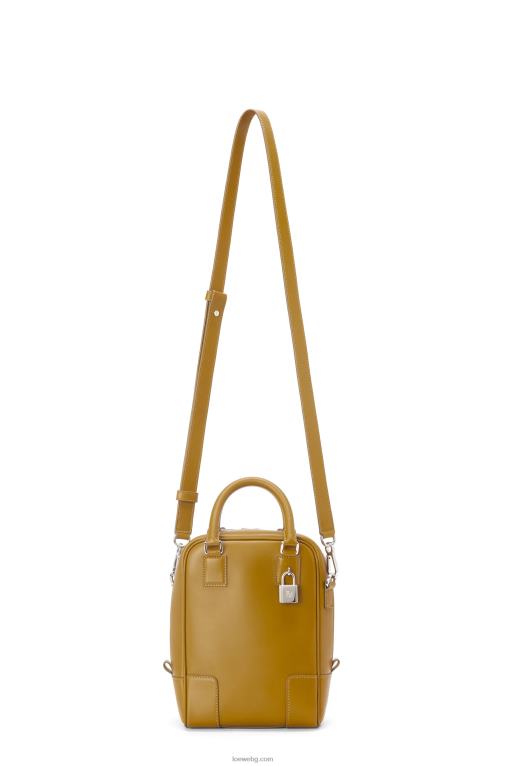 Loewe амазона 15 от телешка кожа напа F84B8175 мъже охра
