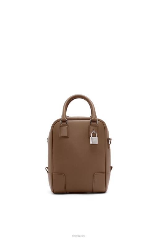 Loewe амазона 15 от телешка кожа напа F84B8191 мъже зимно кафяво