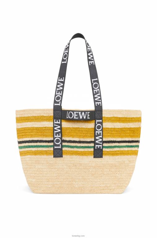 Loewe сгънат купувач в рафия F84B816 мъже многоцветен/черен