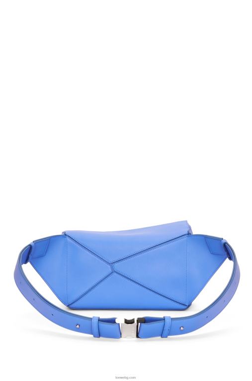 Loewe малка чанта пъзел от класическа телешка кожа F84B8563 мъже морско синьо