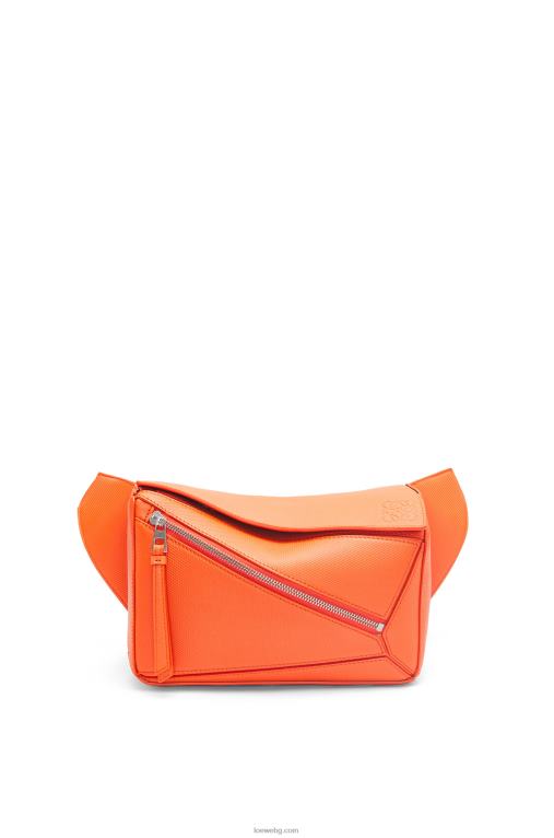 Loewe малка чанта-пъзел от диамантена телешка кожа F84B8568 мъже оранжево