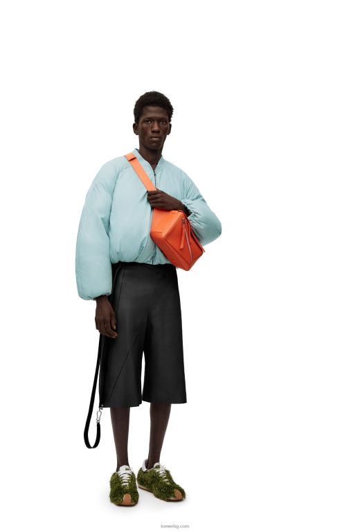 Loewe малка чанта-пъзел от диамантена телешка кожа F84B8568 мъже оранжево