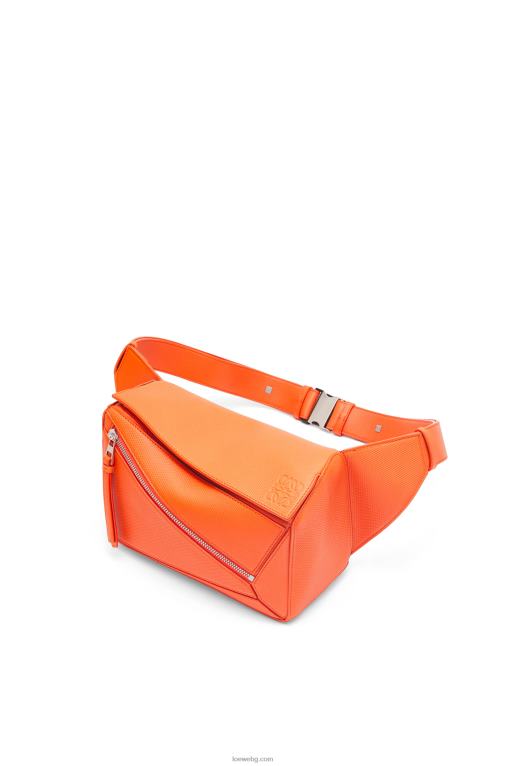 Loewe малка чанта-пъзел от диамантена телешка кожа F84B8568 мъже оранжево