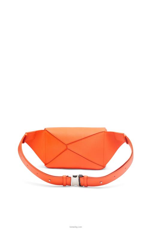 Loewe малка чанта-пъзел от диамантена телешка кожа F84B8568 мъже оранжево