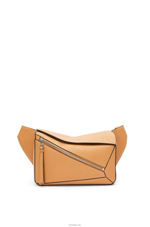 Loewe малка чанта-пъзел от диамантена телешка кожа F84B8569 мъже топла пустиня