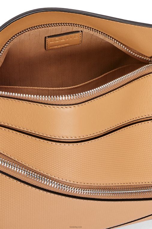 Loewe малка чанта-пъзел от диамантена телешка кожа F84B8569 мъже топла пустиня
